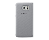 Etui FlipWallet Flat do Samsung Galaxy S6 srebrne - 229387 - zdjęcie 2